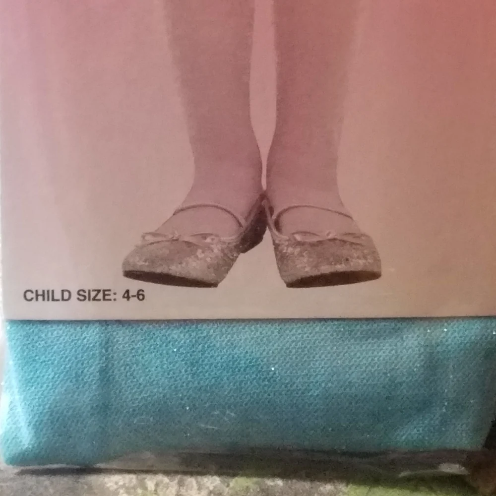 💕Clearance Flutter Fairies Princess Tights Size 4-6